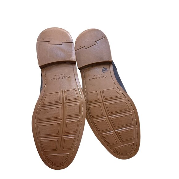 Cole Haan Grand 0s men’s blue leather dress up shoes size 12M SKU 2952 - Picture 9 of 10